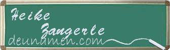 Heike Zangerle Visitenkarte